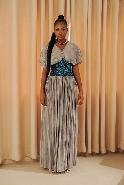 Batik Corset Dress