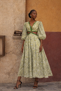 Green Blossom Dress