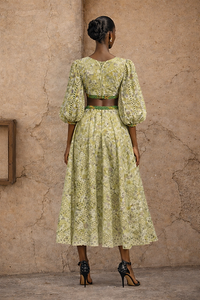 Green Blossom Dress