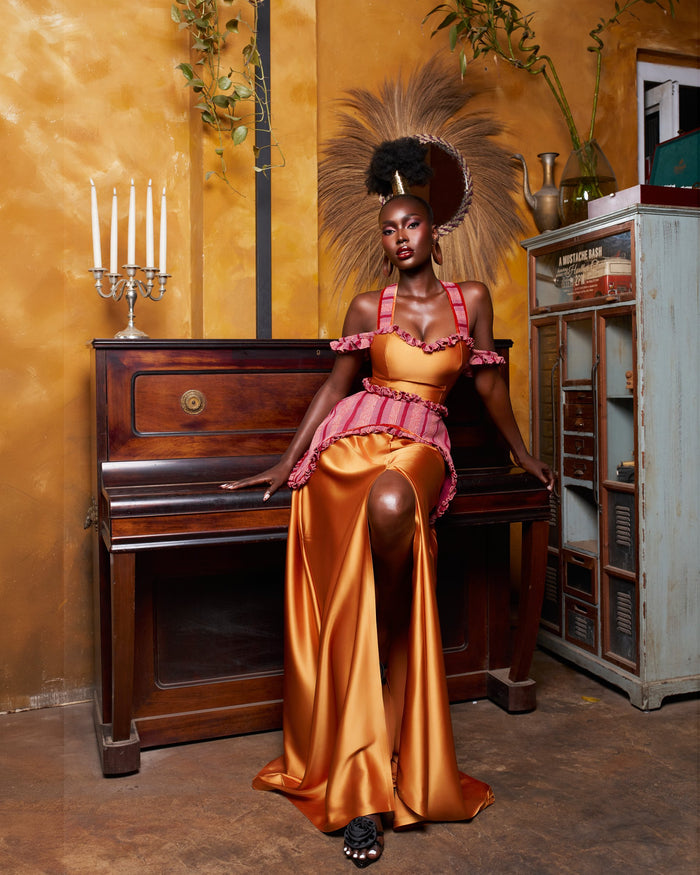 Fugu and Gold Gown