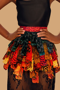 Melanged Batik Waist Belt