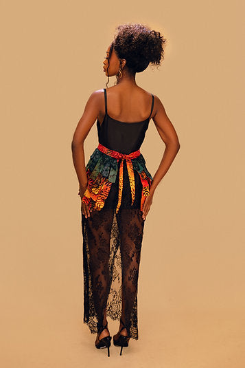 Melanged Batik Waist Belt