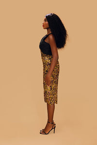 Patch Batik Pencil Skirt Combo