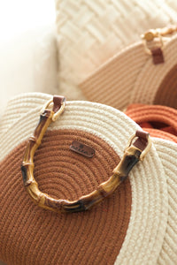 Neesa Arch Tote Bag With Bamboo Handle