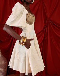 Jute and Ivory Romper