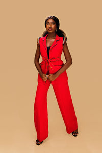 Sleeveless Suit Vest