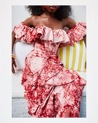 Sunset Batik Dress