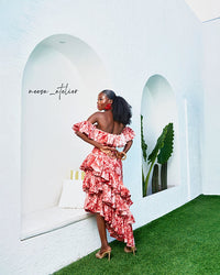 Sunset Batik Dress