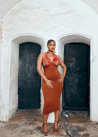 Halter Body-con Dress