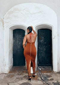 Halter Body-con Dress