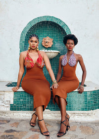 Halter Body-con Dress